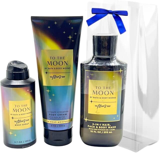 Men's Body Spray, Cream & 3-in-1 Wash Gift Set