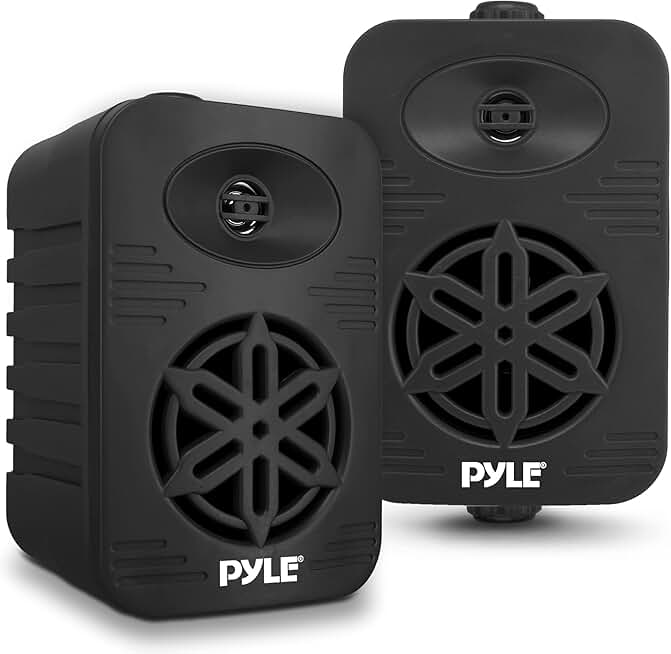 Indoor and outdoor waterproof 4-inch speaker pair