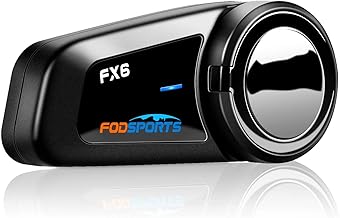 Motorcycle Bluetooth Headset for 6 Riders with FM Radio
