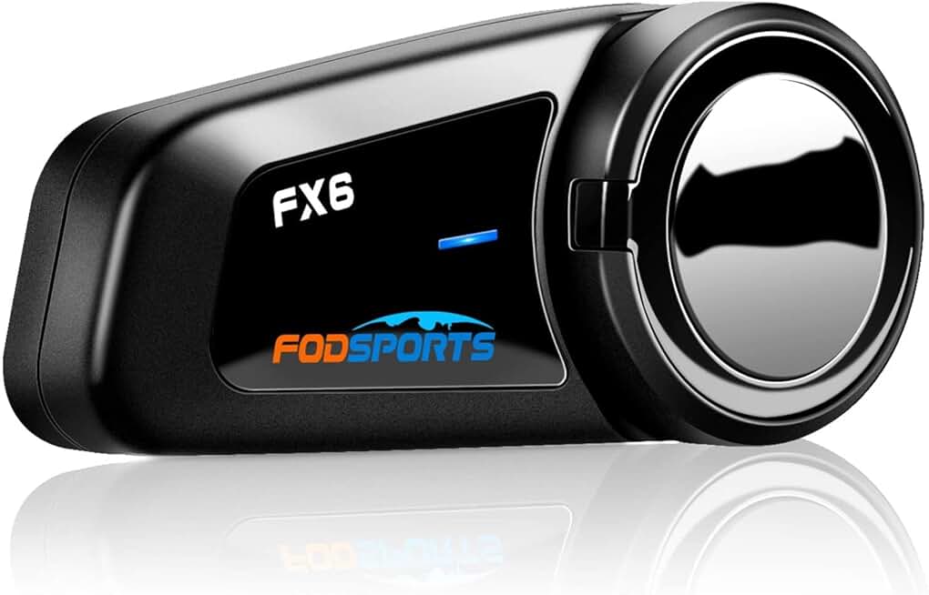 Motorcycle Bluetooth Headset for 6 Riders with FM Radio