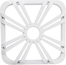 White 12-inch Square Subwoofer Grille