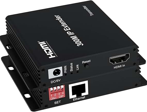 HDMI over IP Extender 300M, 1080P, RJ45 Cat6