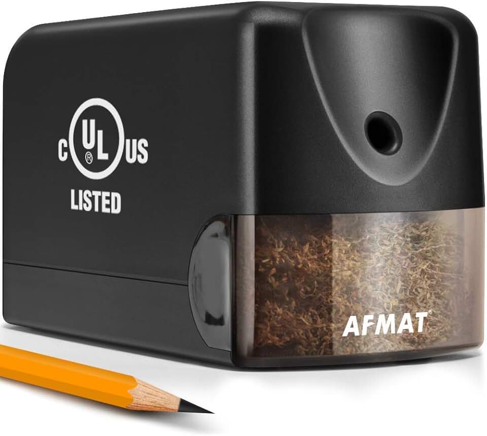 Heavy Duty Electric Pencil Sharpener for Classroom and Home