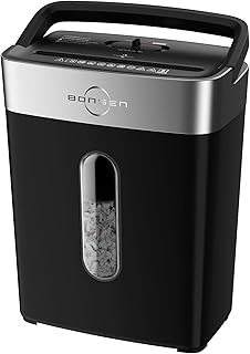 Home Office Cross Cut Paper Shredder, 8 Sheets, 4 Gallons
