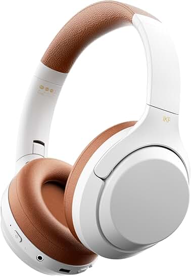 Wireless Bluetooth Over Ear Headphones with 100H Playtime
