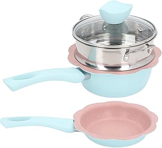Non-Stick Milk Soup and Frying Pan Set with Lid