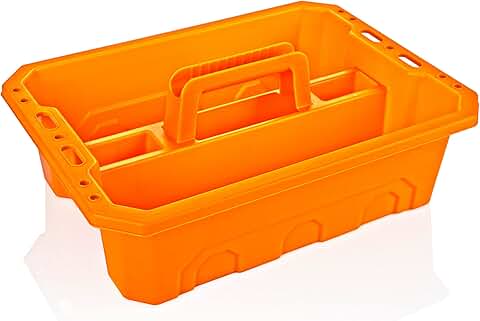 2-Pack Plastic Storage Totes with Handles