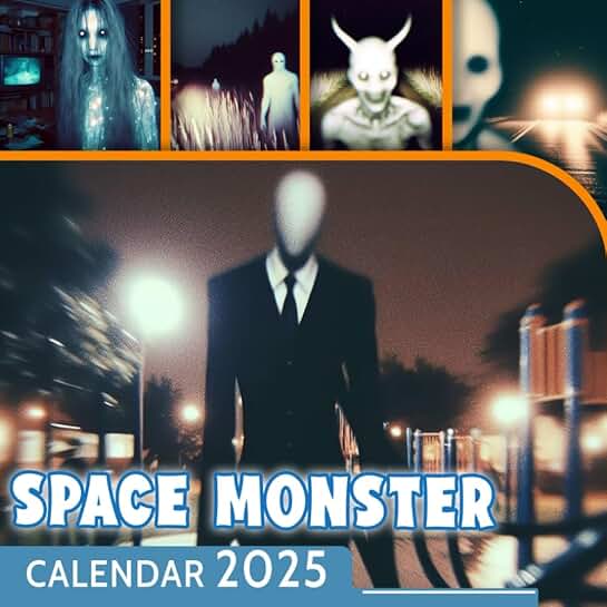 2025 Space Monster Calendar with Holidays and Notable Dates