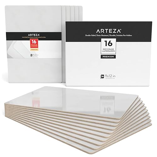 Mini White Dry Erase Boards Pack of 16