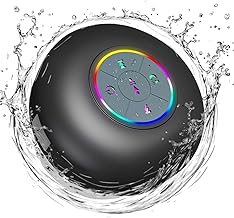 Wireless Shower Speaker with LED and Suction Cup