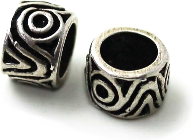 Sterling Silver Viking Celtic Beard and Dreadlock Beads