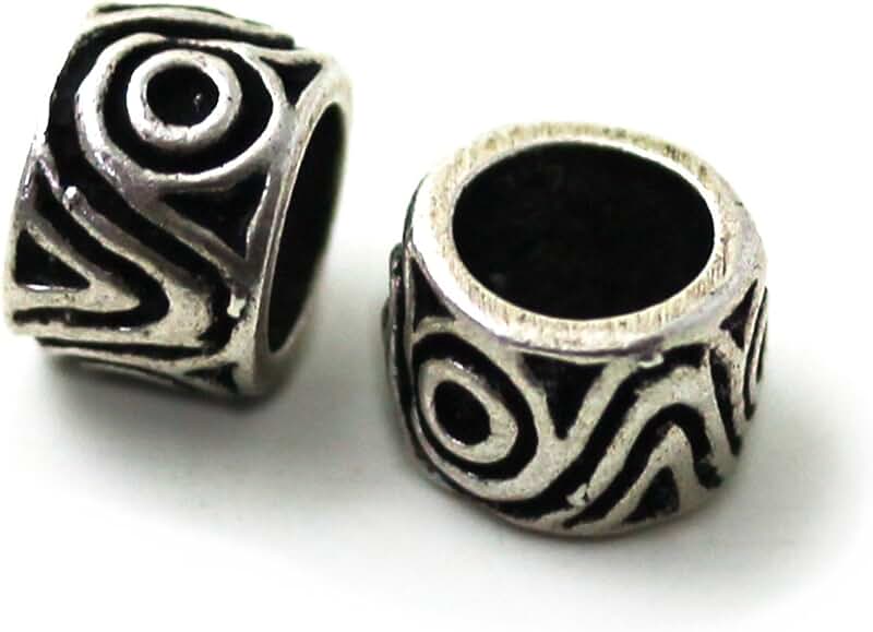 Sterling Silver Viking Celtic Beard and Dreadlock Beads