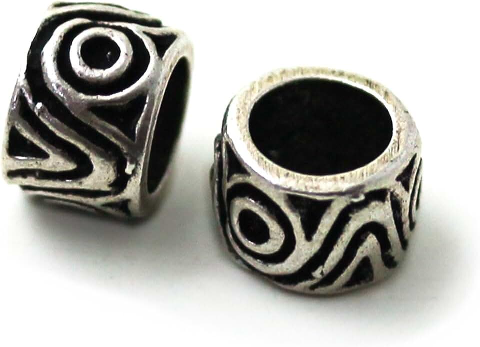 Sterling Silver Viking Celtic Beard and Dreadlock Beads