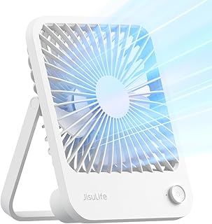 Rechargeable Portable Desk Fan with 4 Speeds