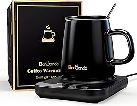 Electric Coffee Mug Warmer with Timer and Temperature Control