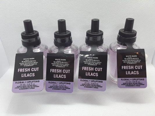4 Pack Fresh Cut Lilacs WallFlower Fragrance Refill 0.8 Oz