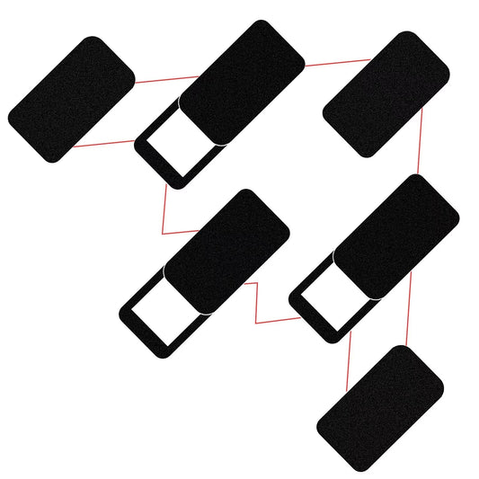 Six-Pack Privacy Camera Covers for Laptop and Phone