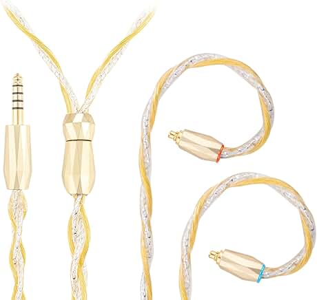 Balanced MMCX 4.4mm Cable with Silver Coated Copper