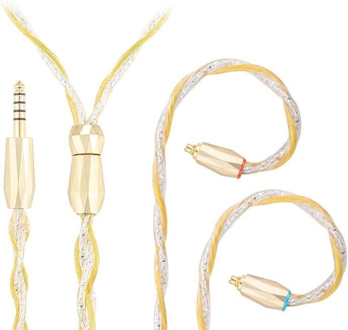 Balanced MMCX 4.4mm Cable with Silver Coated Copper