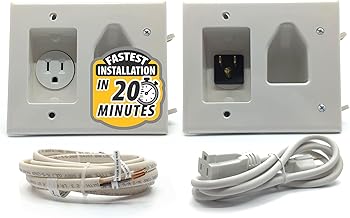 In-Wall Cable Management Kit for Wall-Mounted TV