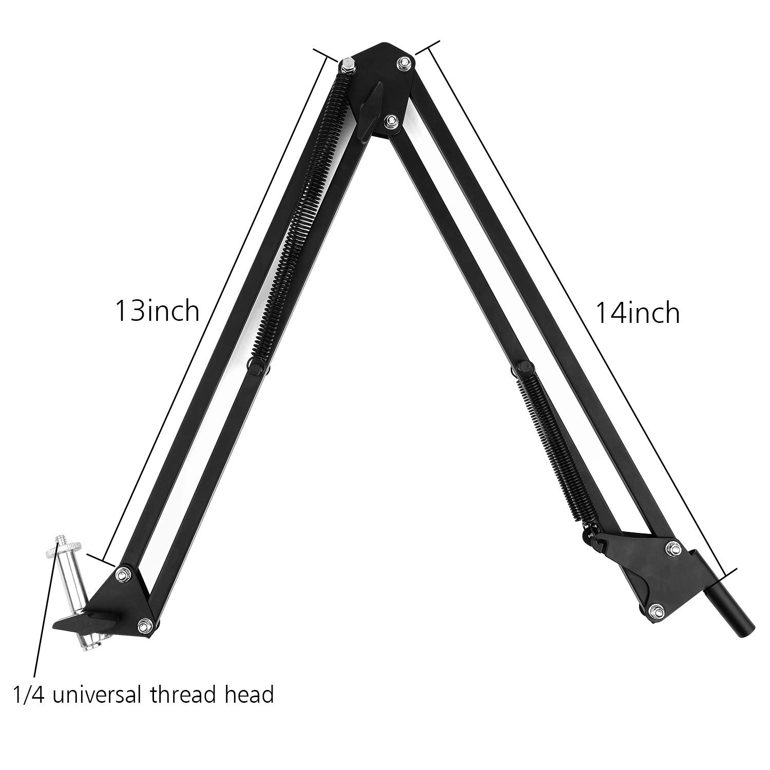 Overhead Video Stand Phone Holder Articulating Arm Phone Mount Table Top Scissor Boom Arm Articulating Phone Stand Tablet Phone Holder for Streaming Phone Baking Crafting