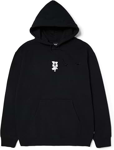 Men's Graphic Pullover Hoodie with Front and Back Print