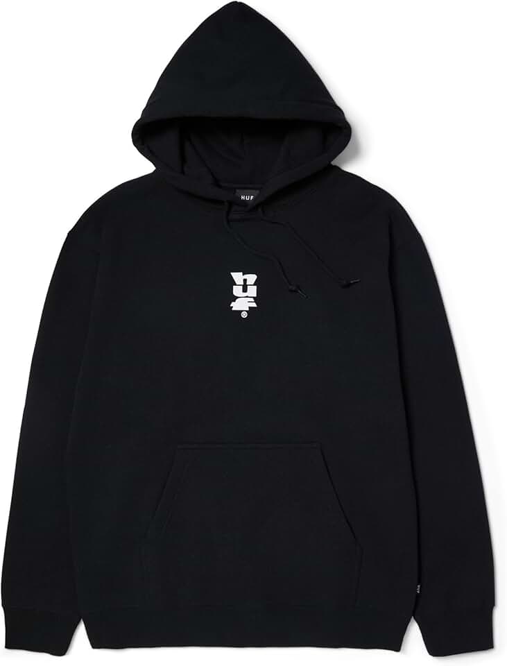 Men's Graphic Pullover Hoodie with Front and Back Print