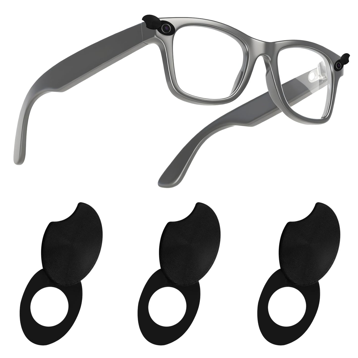 3-Pack Rotating LED Light Privacy Cover
