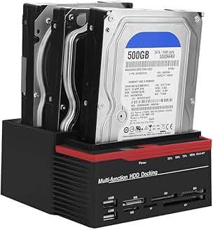 Three-Bay USB 3.0 Hard Drive Docking Station