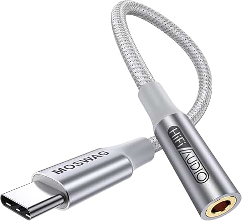 USB Type C to 3.5mm Headphone Adapter