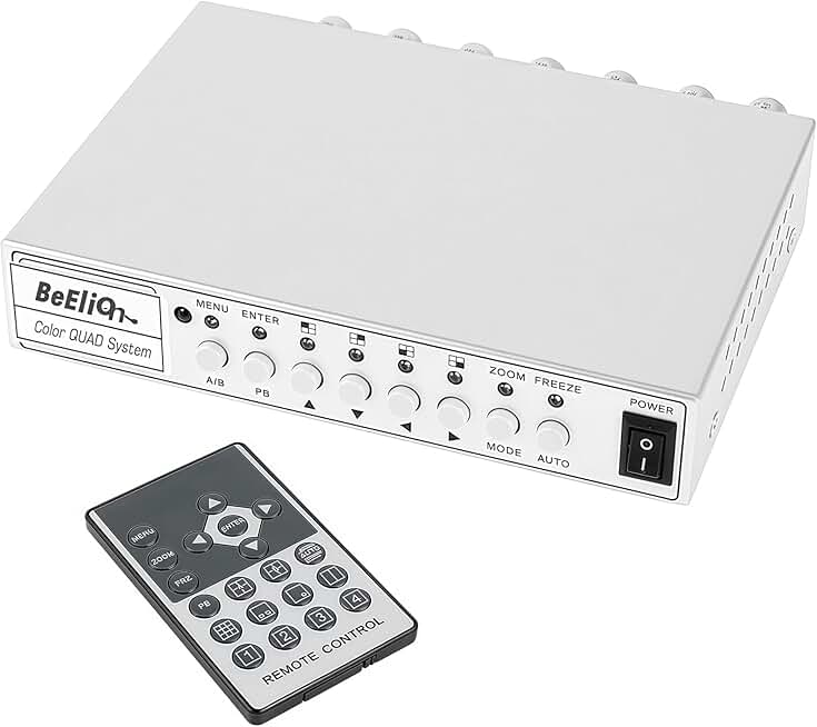 4-Channel HD Video Splitter for Surveillance Systems