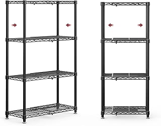 4-Tier Expandable Wire Shelf Organizer