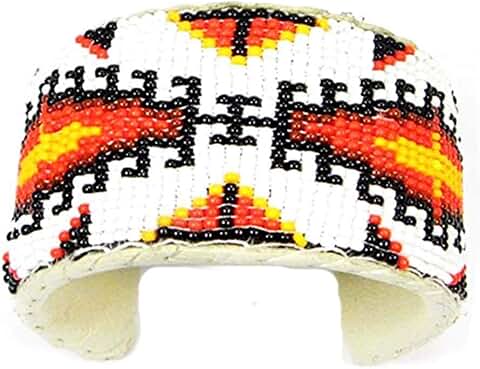 Handmade Beaded Indian Style Cuff Bracelet