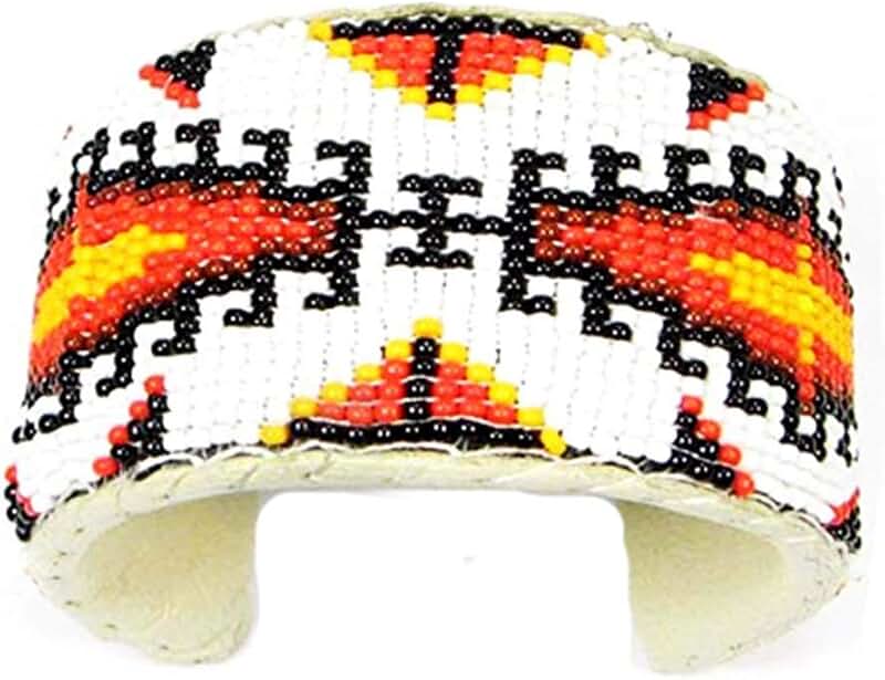 Handmade Beaded Indian Style Cuff Bracelet