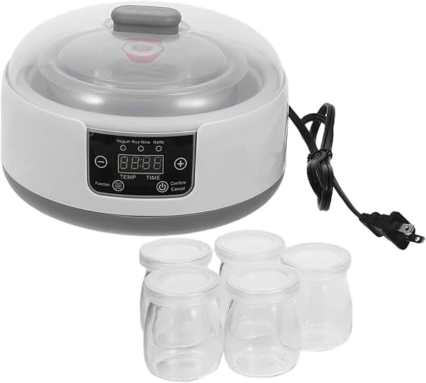 Automatic Yogurt Maker with Temperature and Timer