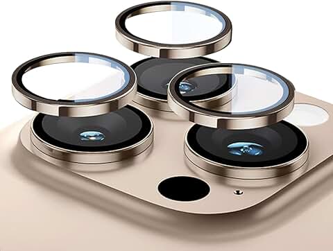 Camera Lens Frame and Screen Protector for iPhone 16 Pro Max