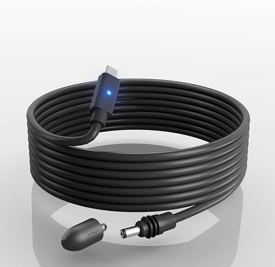 16.4FT USB C to DC Power Cable for Mini Accessories
