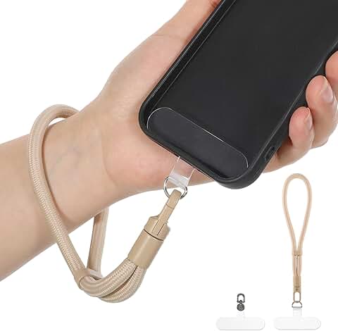Minimalist Adjustable Phone Wrist Strap for Safety