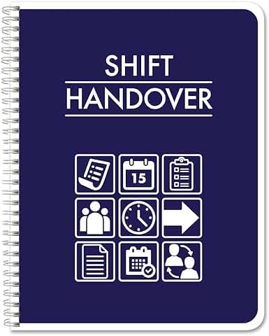 Shift Handover Log Book for Nurses and Managers