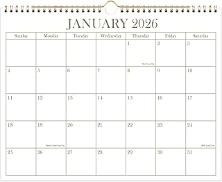 2026-2027 Wall Calendar, 18 Months, 8.5" x 11"