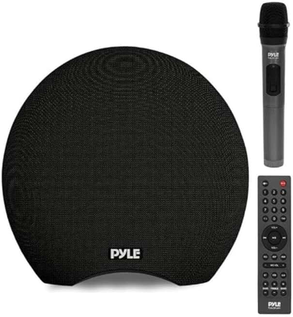 Waterproof Battery Karaoke Speaker with Wireless Microphone