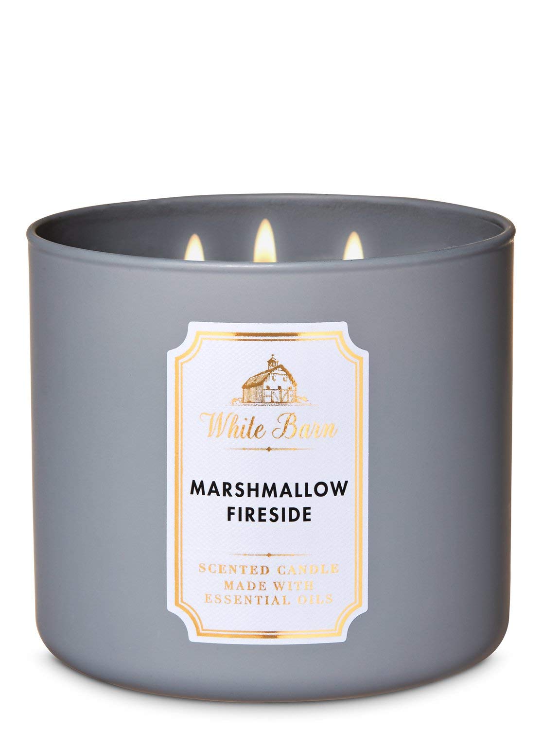 Marshmallow side Candle  3 Wick Jar from Bath and Body