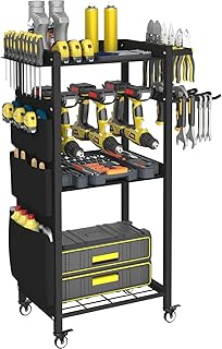 4-Tier Rolling Tool Organizer Cart