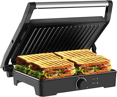 4-Slice Non-Stick Sandwich and Steak Grill