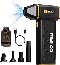 Electric Air Duster with Mini Vacuum and Adjustable Speed