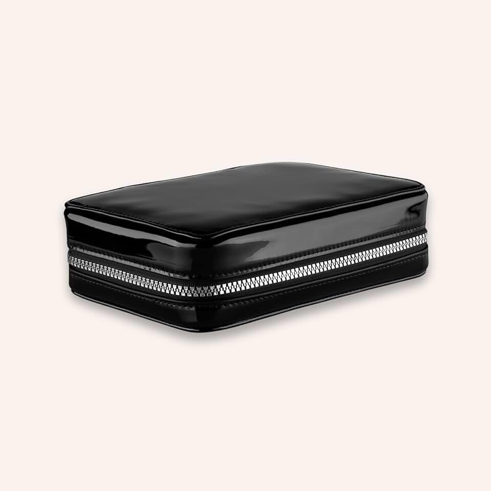 Fold-Out Makeup and Brush Case for Travel