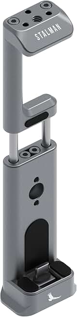 Vertical Phone Clamp with USB-C Adapter and Anti-Twist Mounts