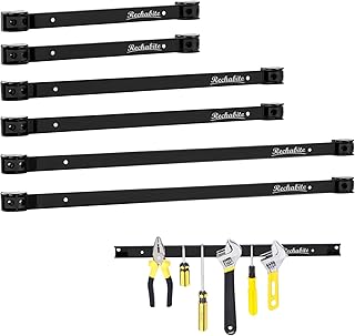 Magnetic Tool Holder Strip for Garage and Workshop