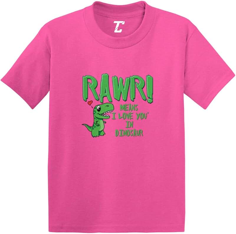 Dinosaur Baby T-Shirt with "Rawr! I Love You"
