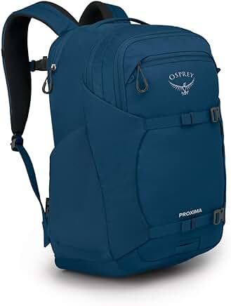 30L Campus Laptop Backpack with Tech Storage and Water Bottle Pockets